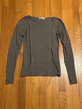 T by Alexander Wang Scoop Neck Lightweight Sweater Women’s XS